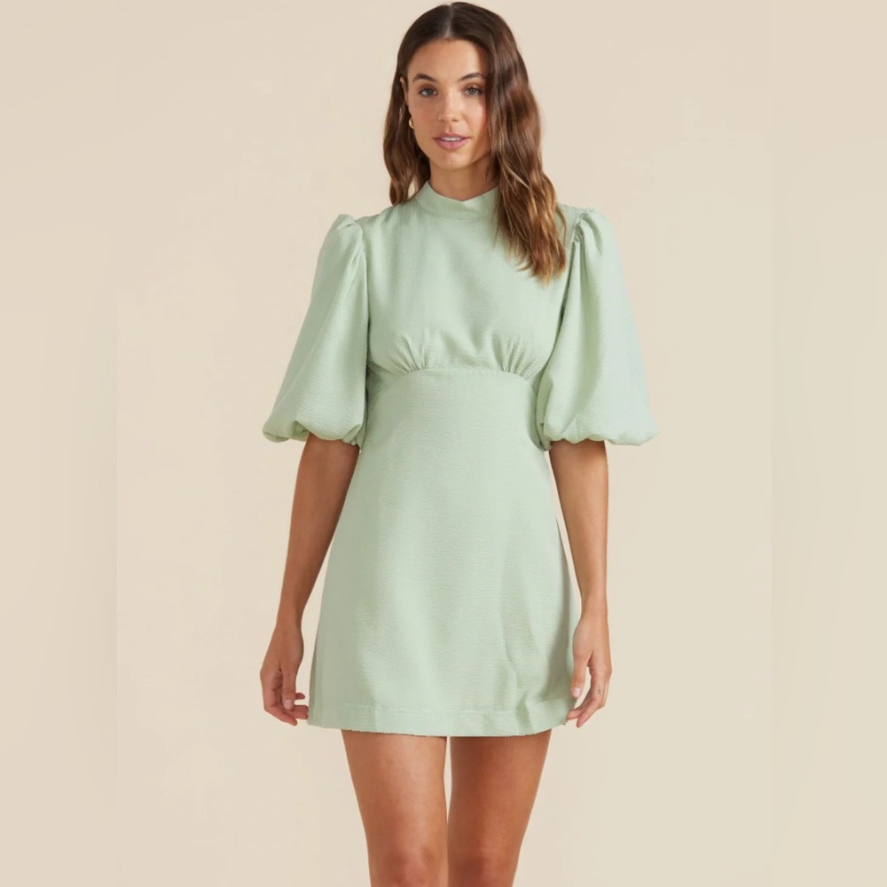 MINKPINK SHYLA OPEN BACK MINI DRESS
